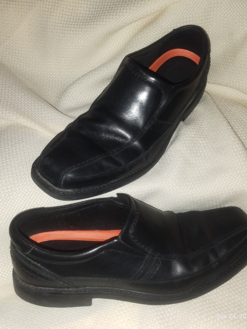 Rockport Men's 9 Leather Slip On Loafers